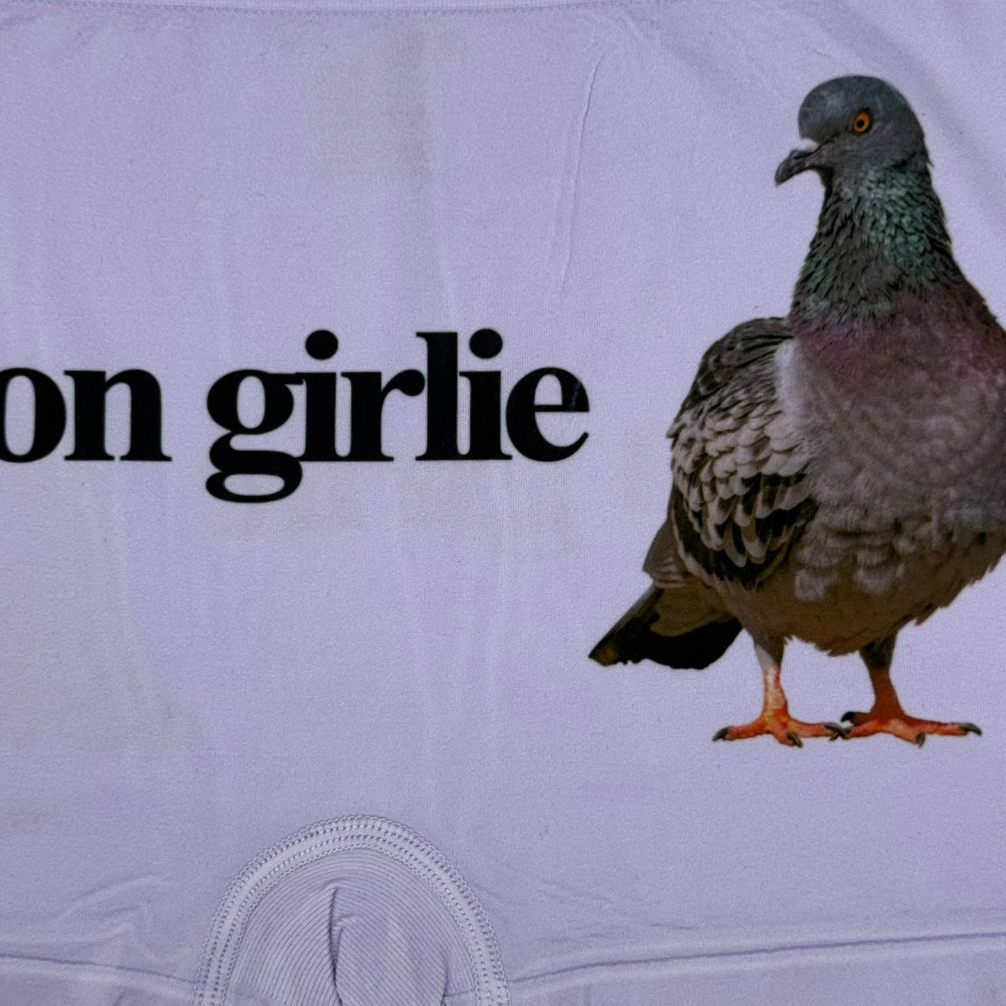 PIGEON GIRLIE LAVENDER BOYSHORT UNDIES - 2XL