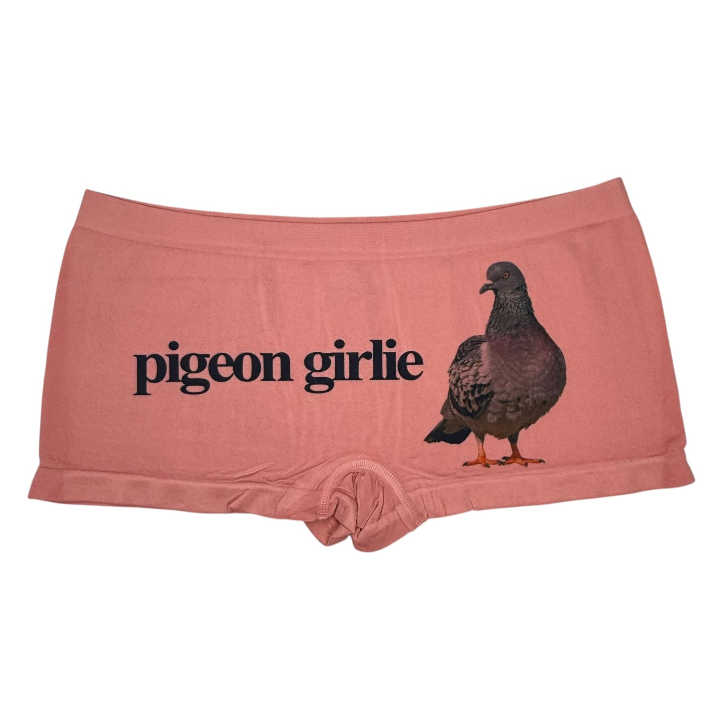 PIGEON GIRLIE CORAL BOYSHORT UNDIES - XL