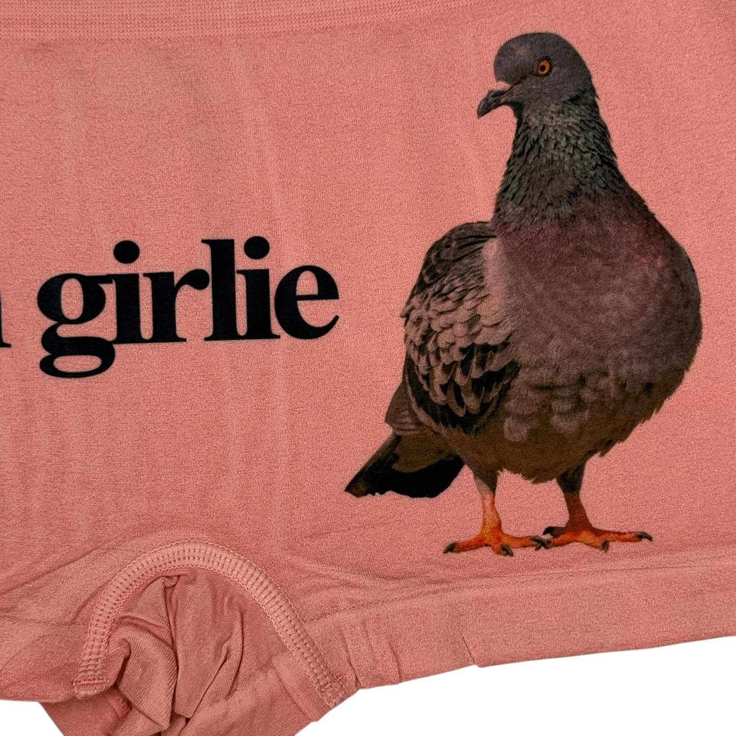 PIGEON GIRLIE CORAL BOYSHORT UNDIES - XL