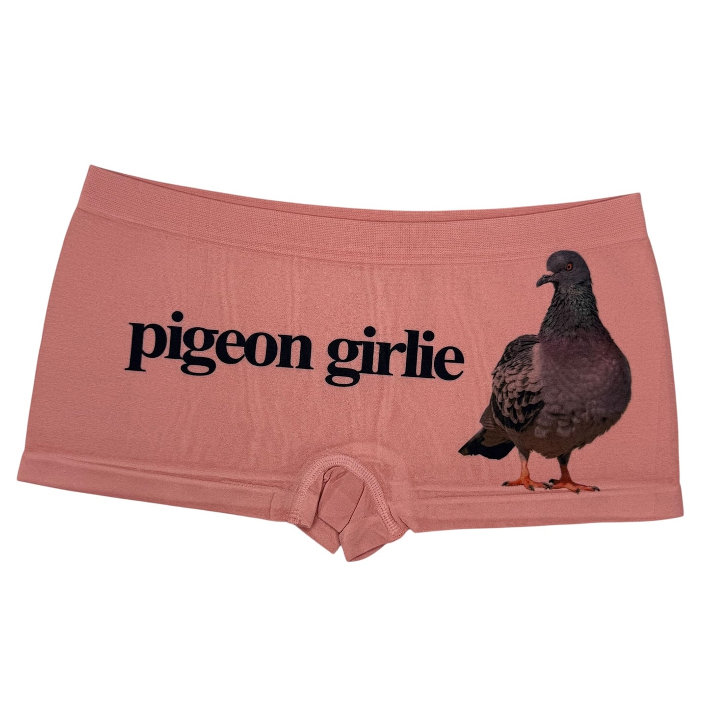 PIGEON GIRLIE CORAL BOYSHORT UNDIES - M