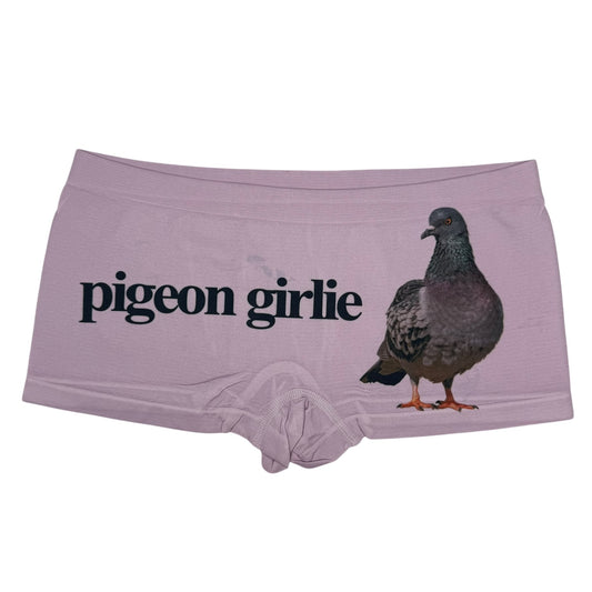 PIGEON GIRLIE LAVENDER BOYSHORT UNDIES SAMPLE- M