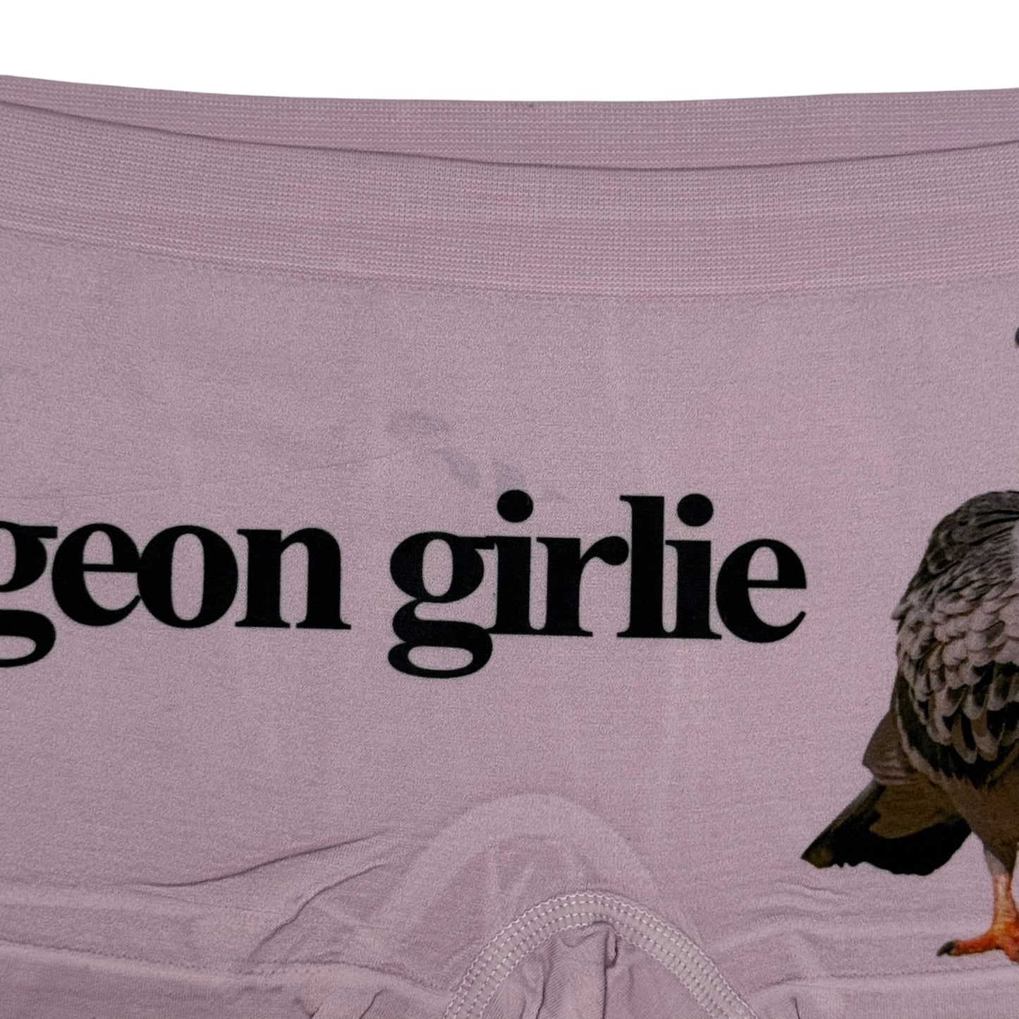 PIGEON GIRLIE LAVENDER BOYSHORT UNDIES SAMPLE- M