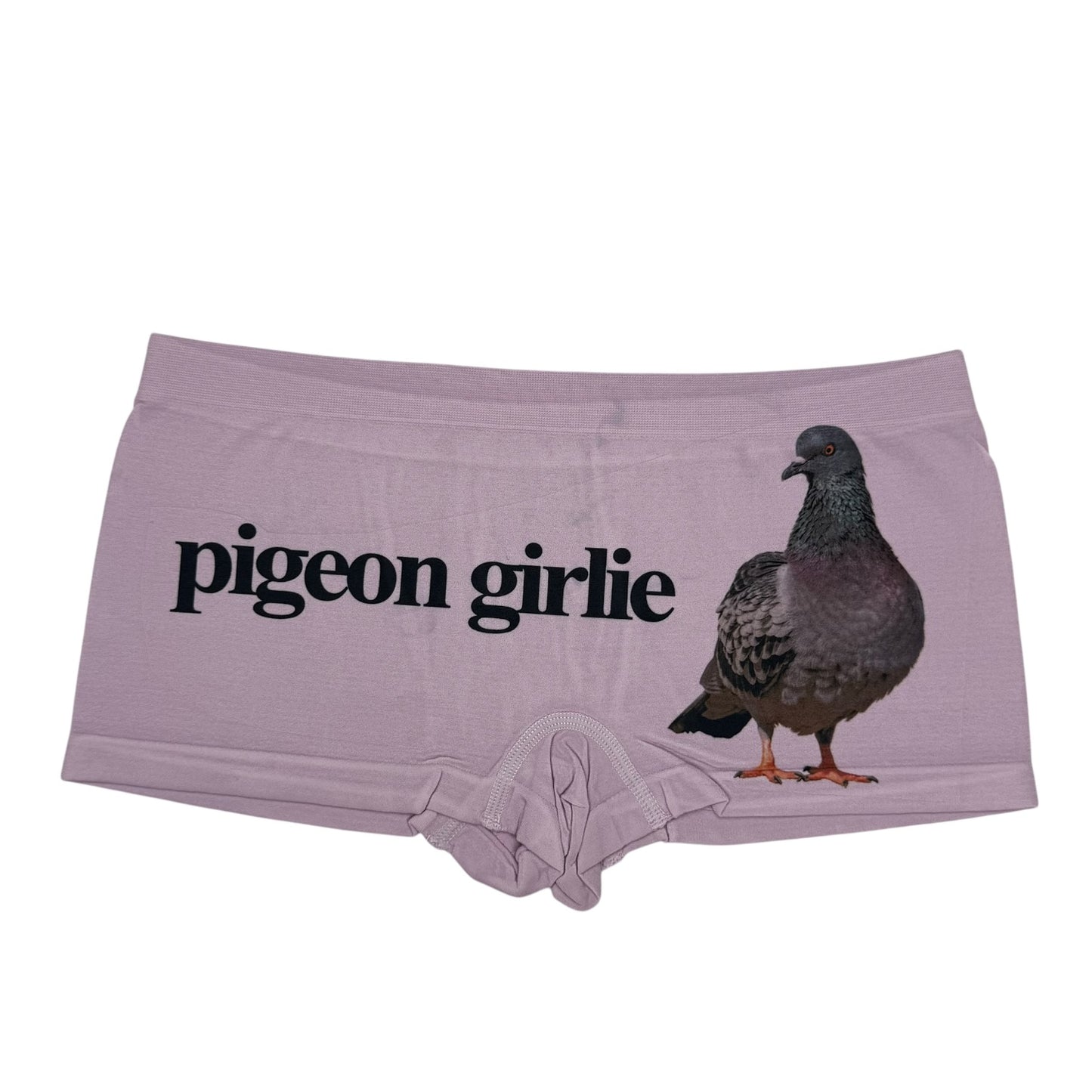 PIGEON GIRLIE LAVENDER BOYSHORT UNDIES SAMPLE- M