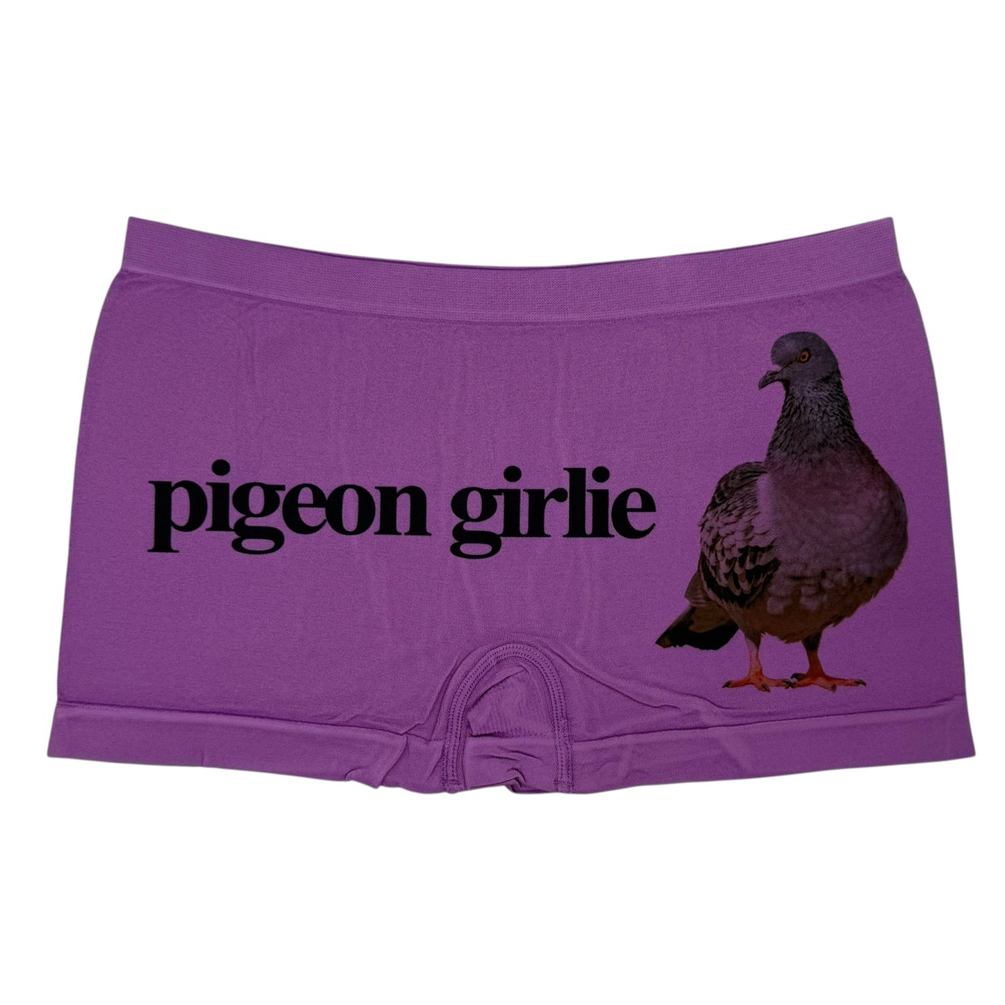 PIGEON GIRLIE PURPLE BOYSHORT UNDIES - S