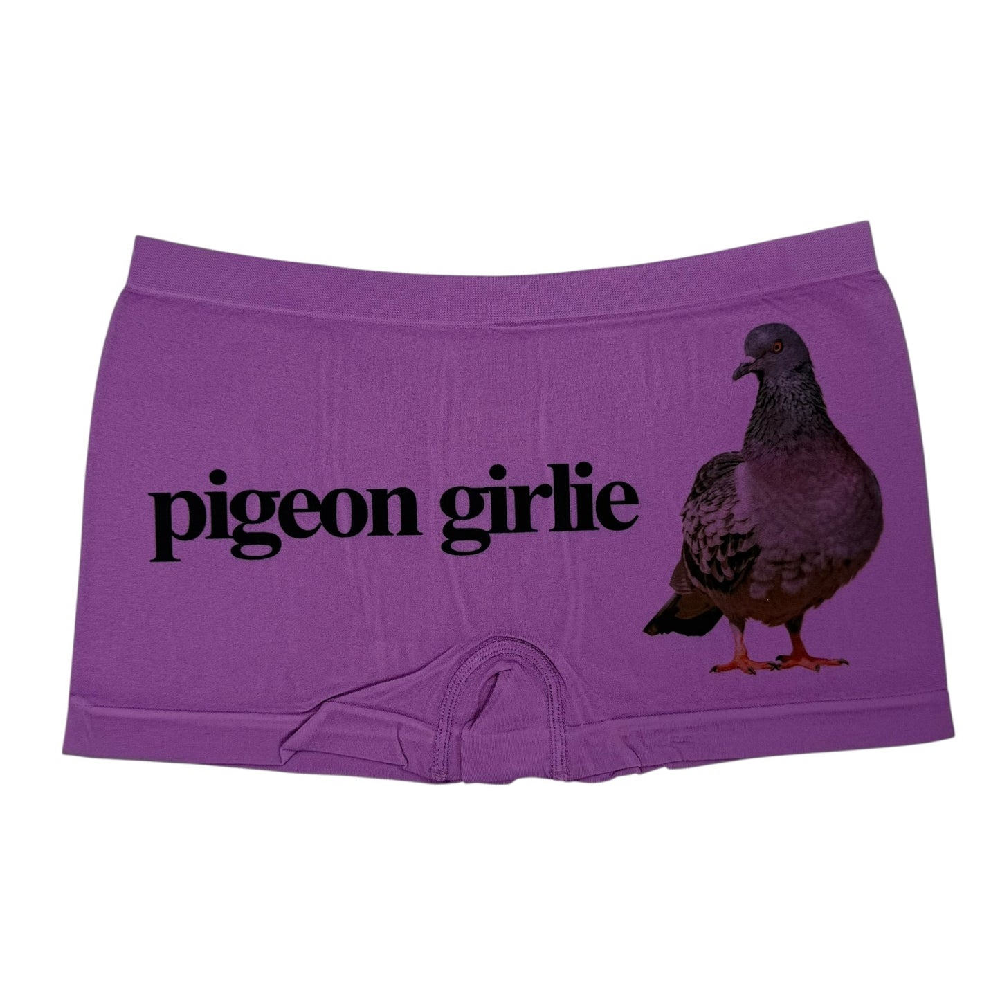 PIGEON GIRLIE PURPLE BOYSHORT UNDIES - S