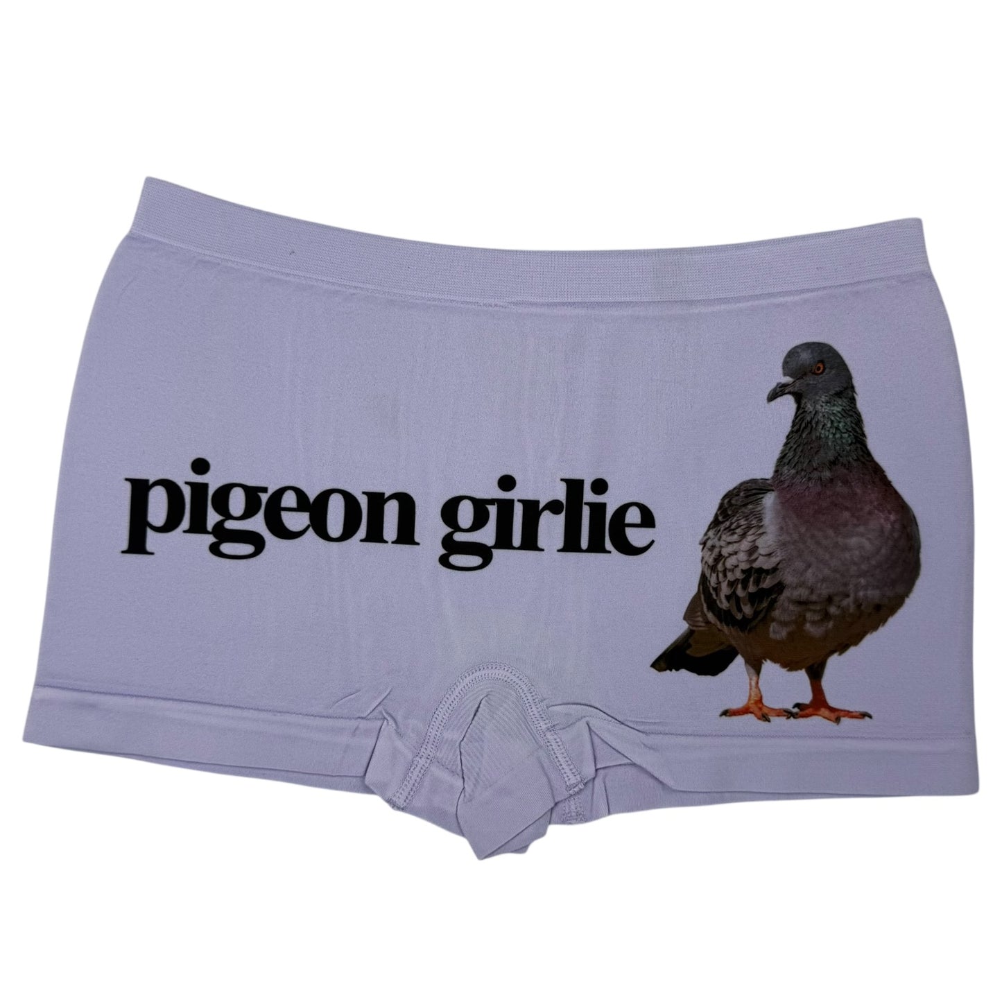 PIGEON GIRLIE LILAC BOYSHORT UNDIES - S