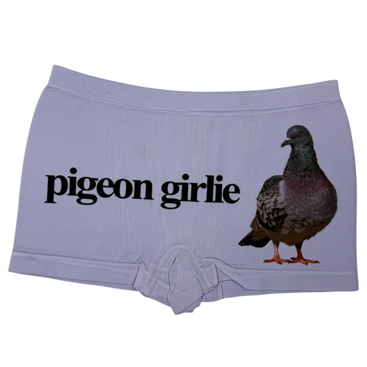 PIGEON GIRLIE LILAC BOYSHORT UNDIES - S