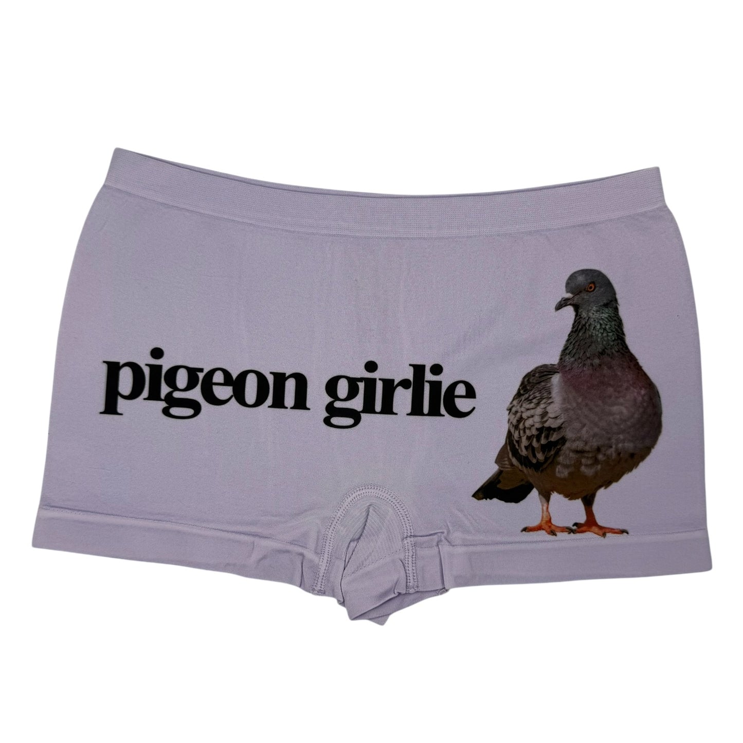 PIGEON GIRLIE LILAC BOYSHORT UNDIES - S