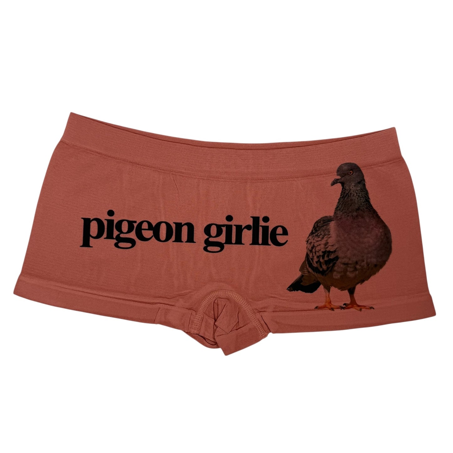 PIGEON GIRLIE CORAL BOYSHORT UNDIES - M