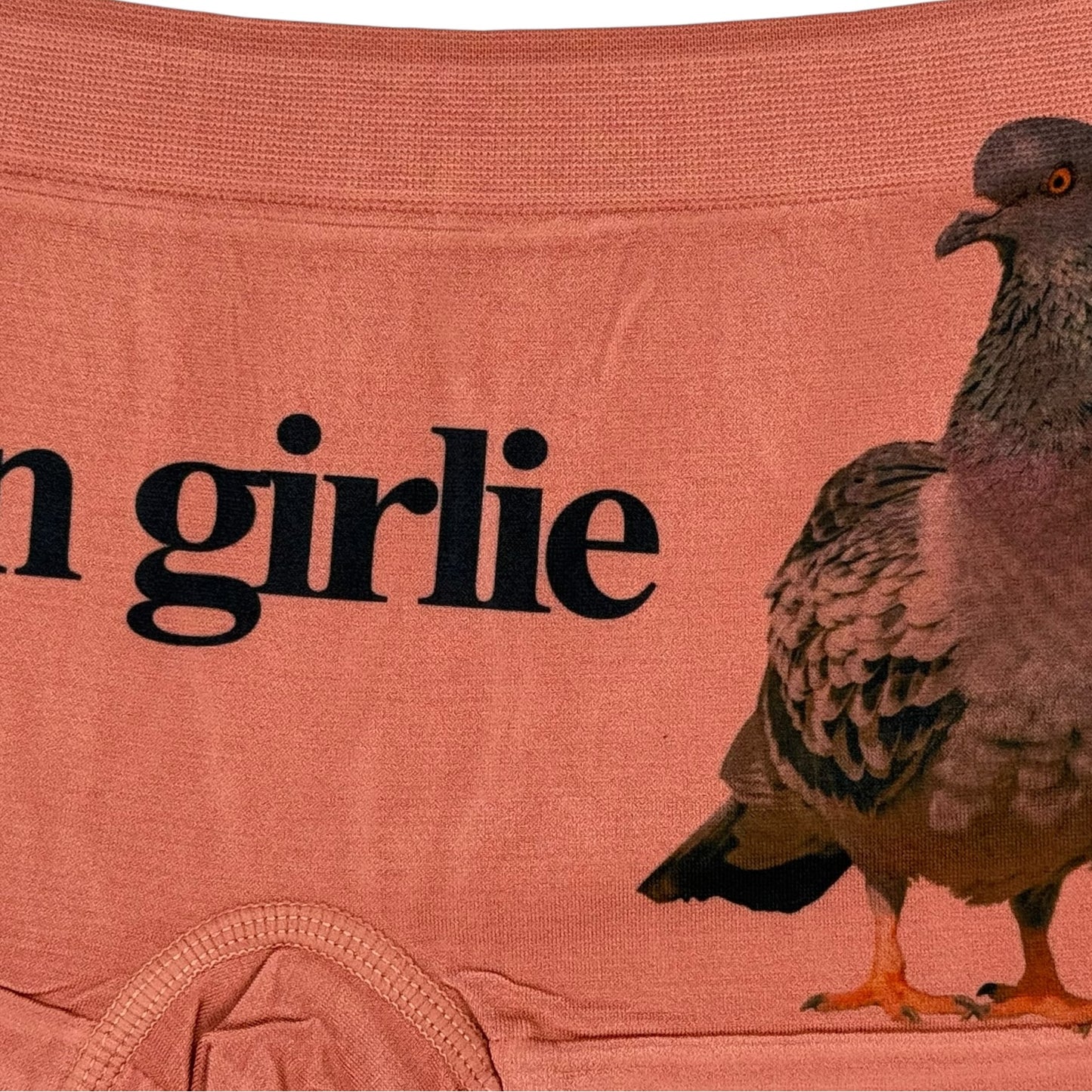 PIGEON GIRLIE CORAL BOYSHORT UNDIES - M