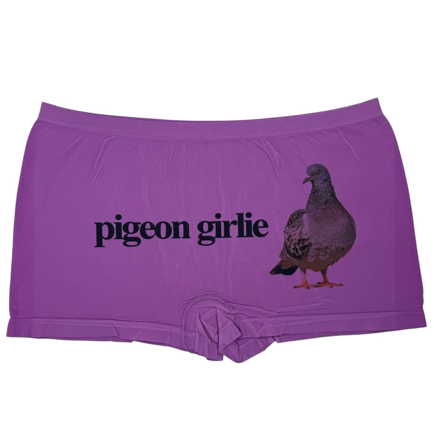 PIGEON GIRLIE PURPLE BOYSHORT UNDIES - 2XL