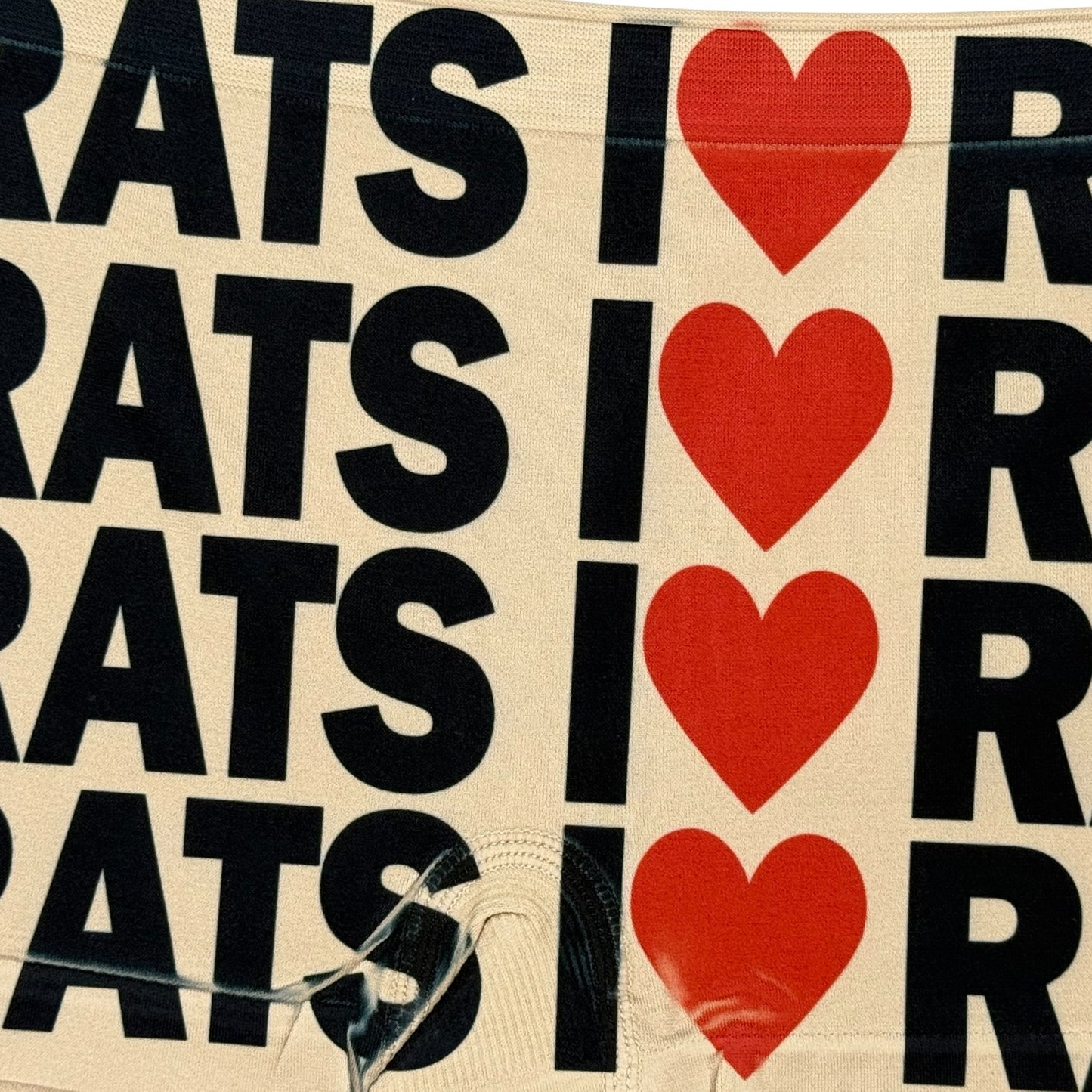 I LOVE RATS NUDE BOYSHORT UNDIES