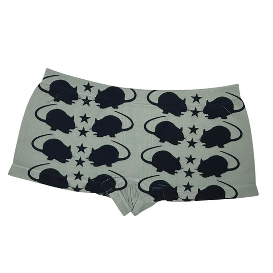 PUNK RAT SAGE BOYSHORT UNDIES - L