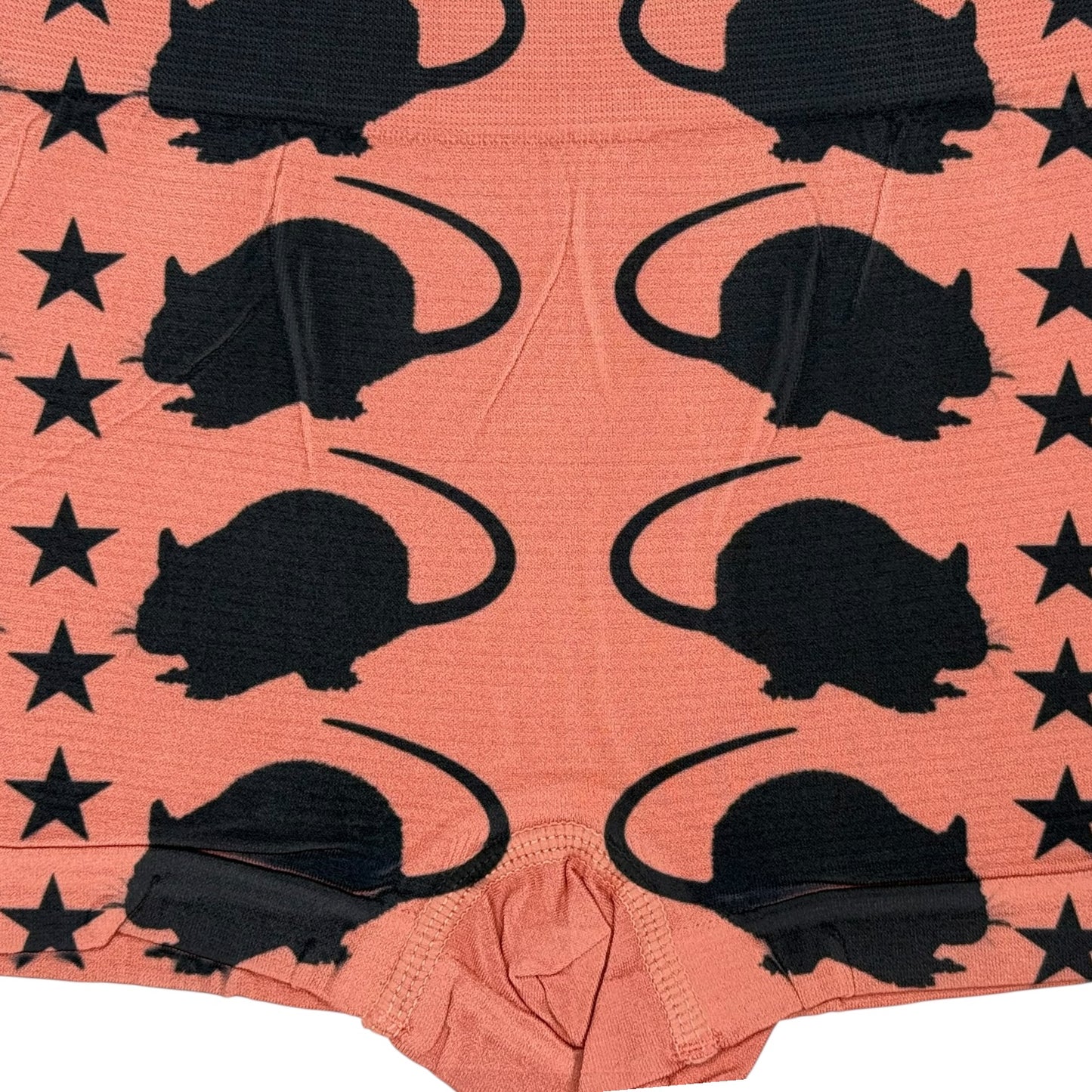 PUNK RAT CORAL BOYSHORT UNDIES - L