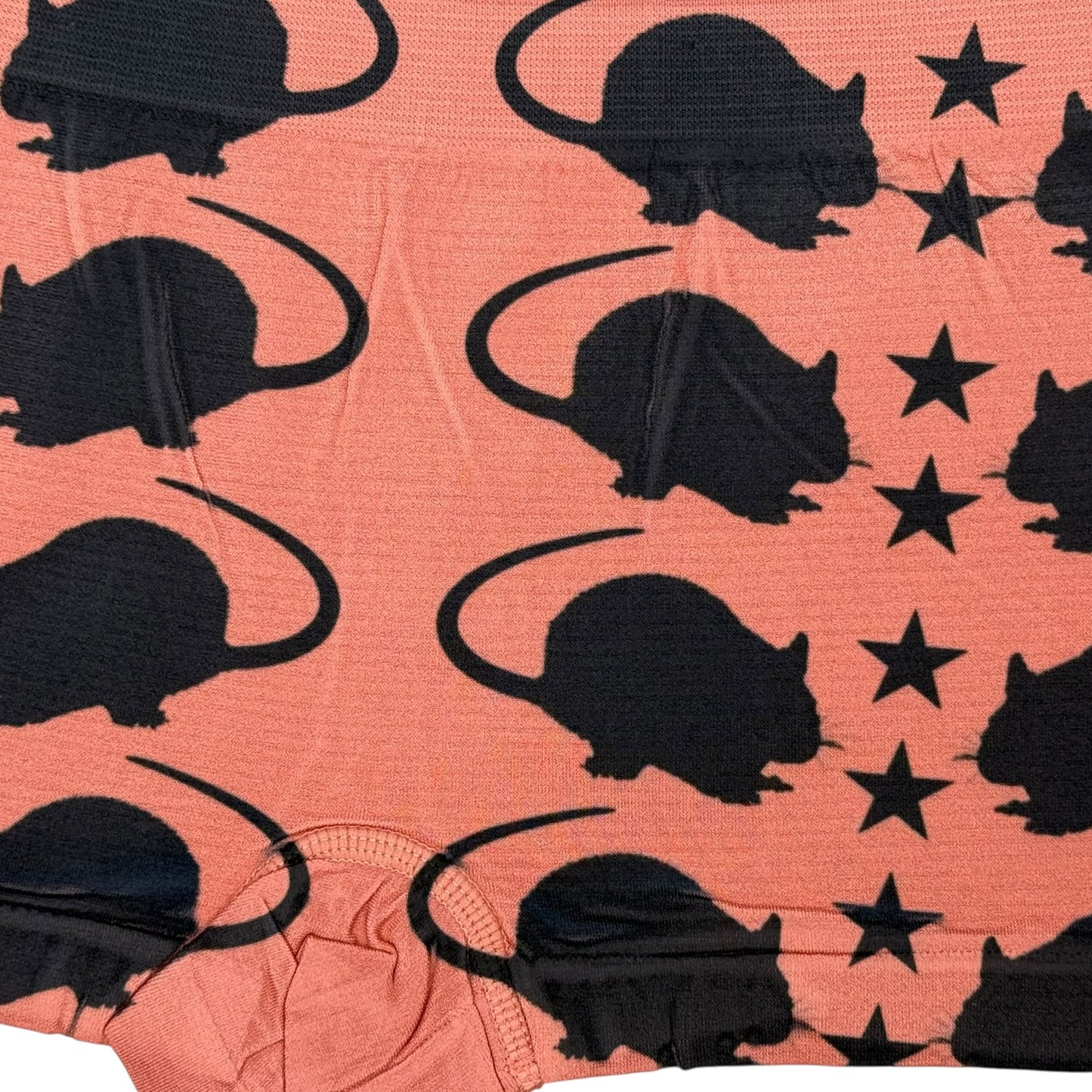 PUNK RAT CORAL BOYSHORT UNDIES - L