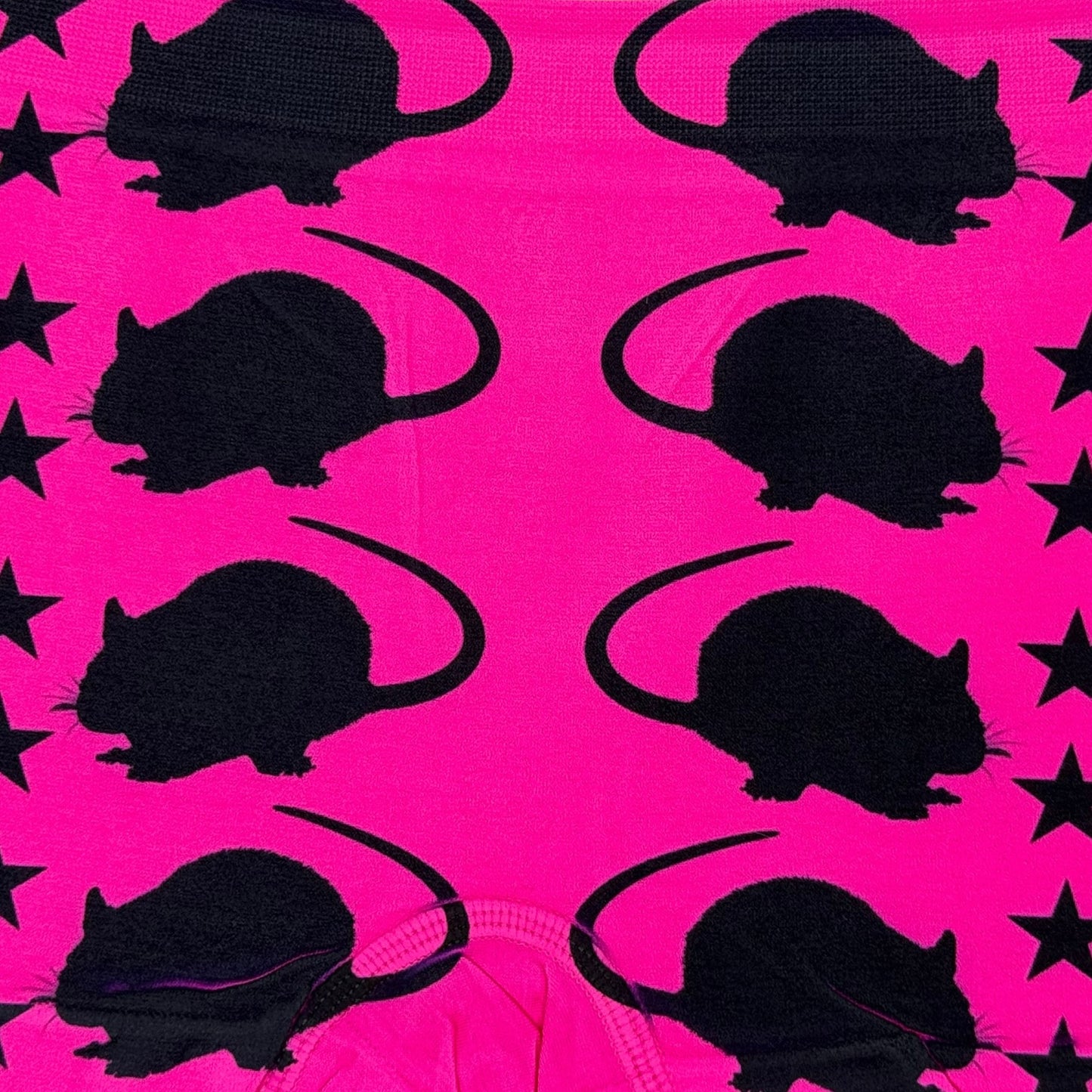 PUNK RAT DARK PINK BOYSHORT UNDIES - XL