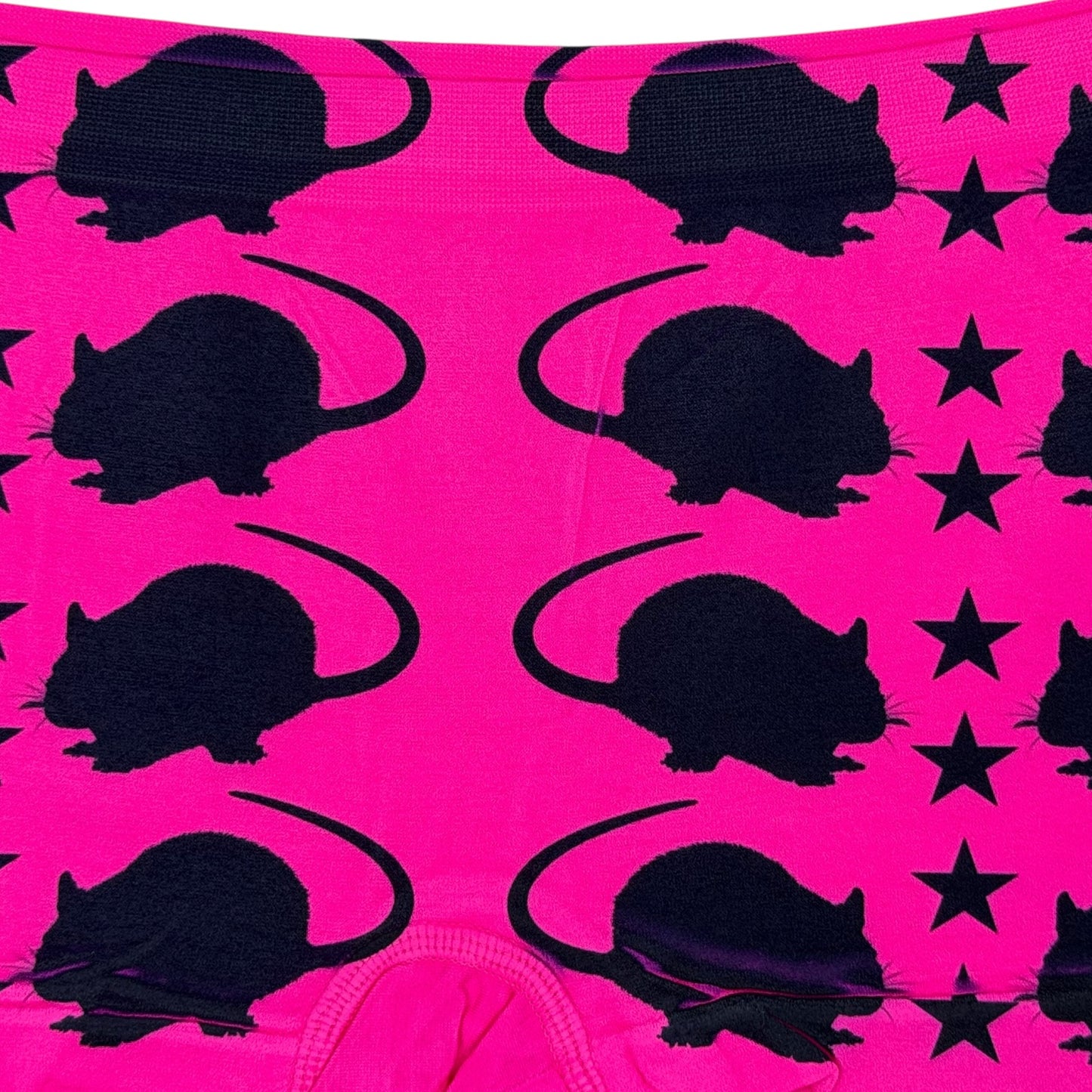 PUNK RAT DARK PINK BOYSHORT UNDIES - XL