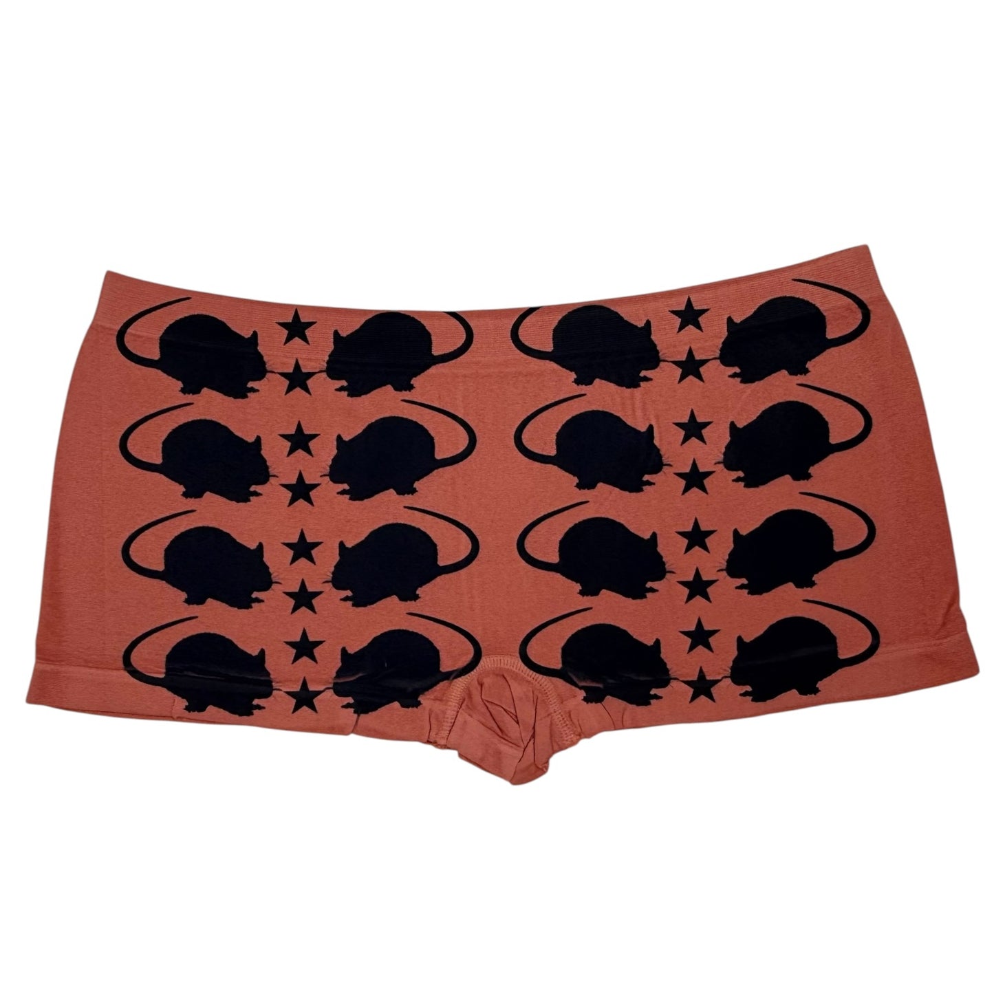 PUNK RAT CORAL BOYSHORT UNDIES - XL
