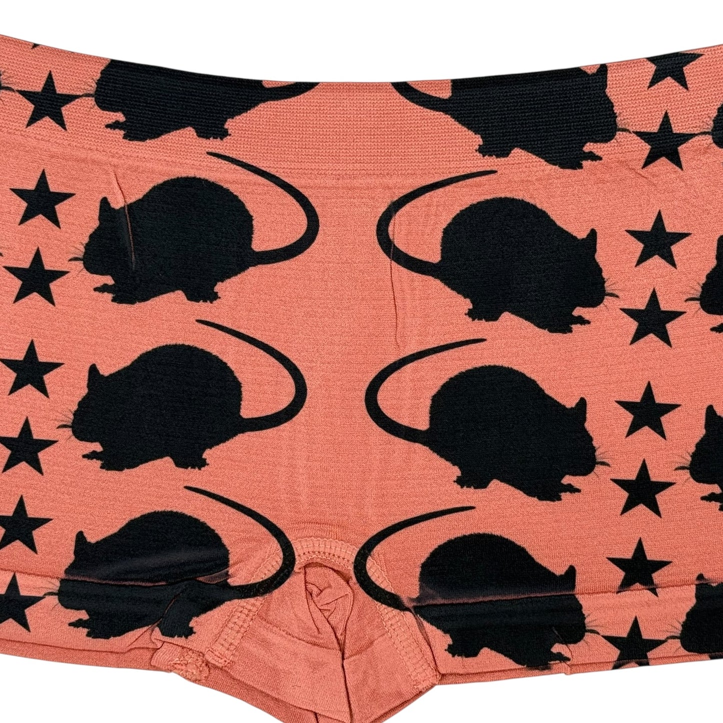 PUNK RAT CORAL BOYSHORT UNDIES - M