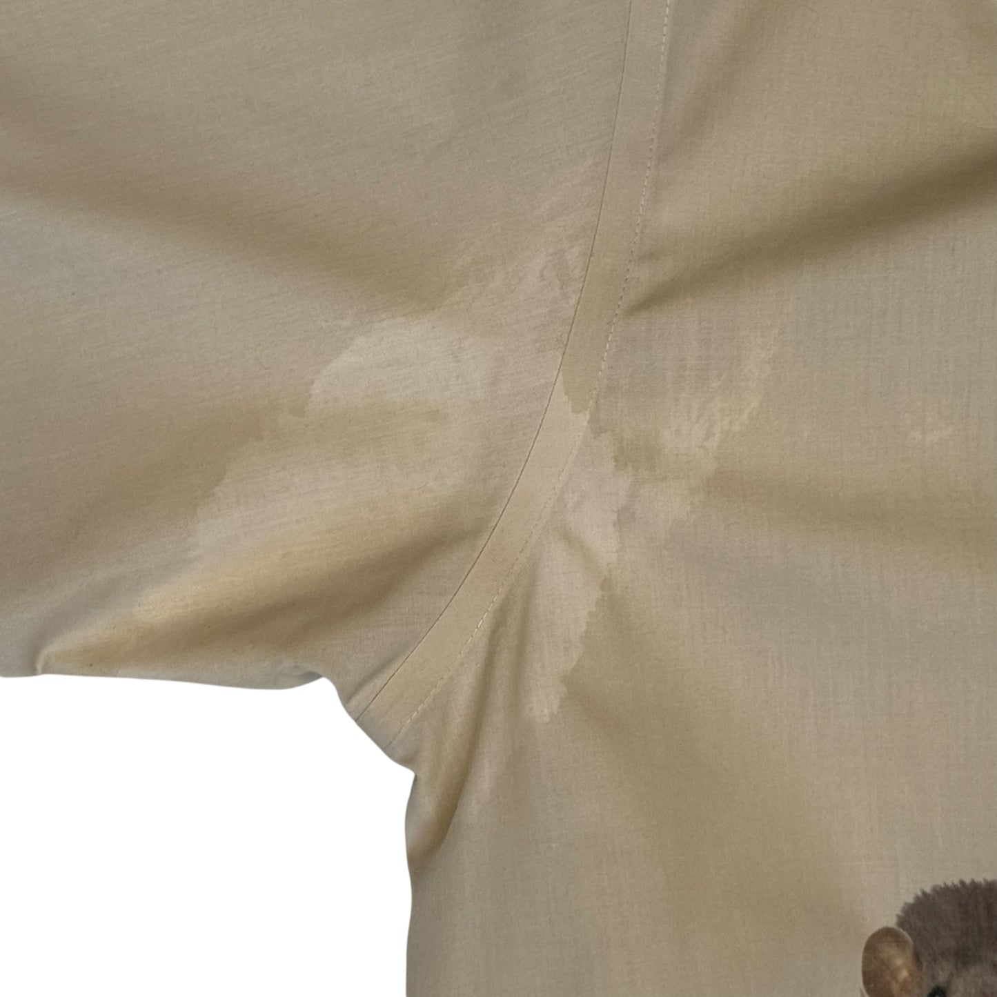 SUPER COOL RAT TAN WHITE BUTTON UP -  MENS XL