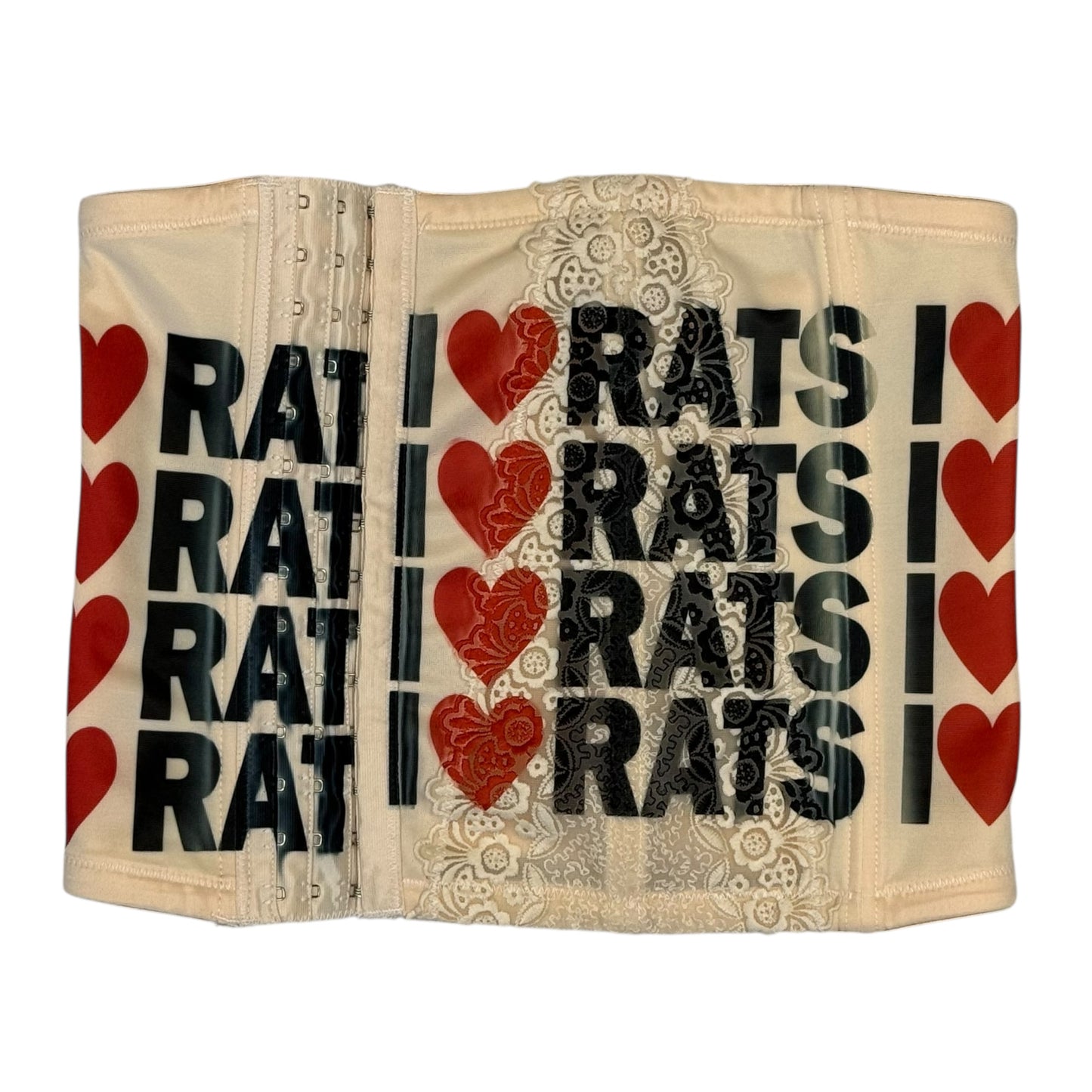 I LOVE RATS STOMACH CORSET - S