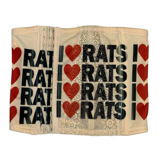 I LOVE RATS STOMACH CORSET - S