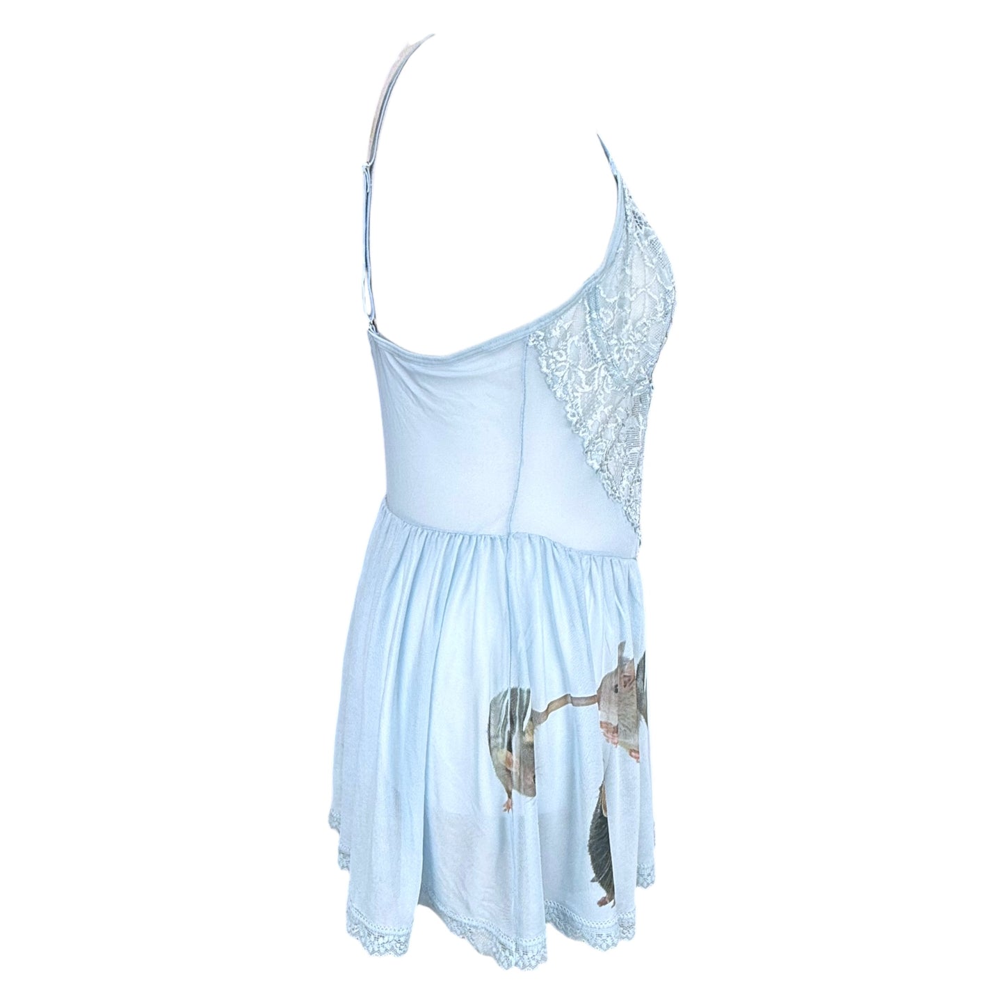 BLUE RAT BABYDOLL MINI DRESS - L