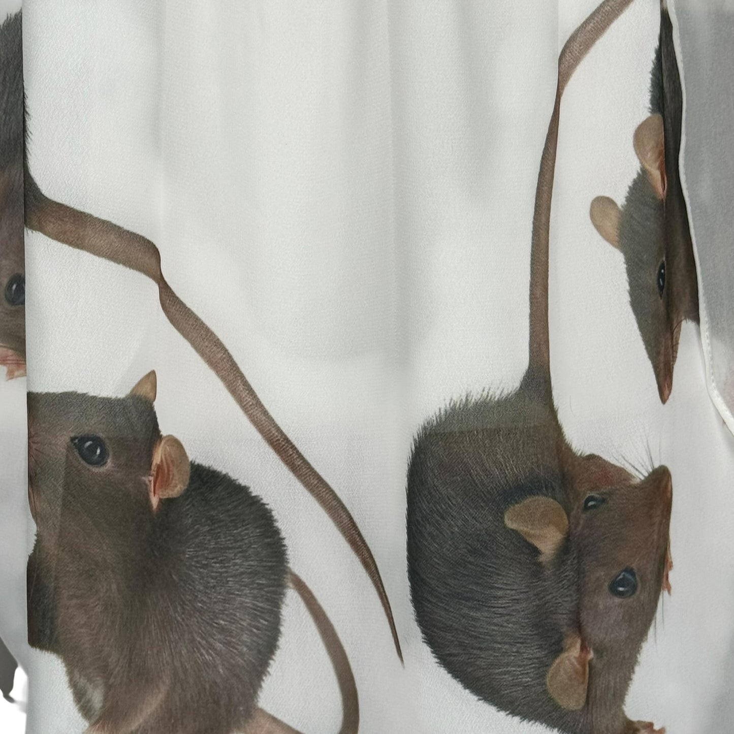 RAT FRIENDS WHITE BABYDOLL TANK - M