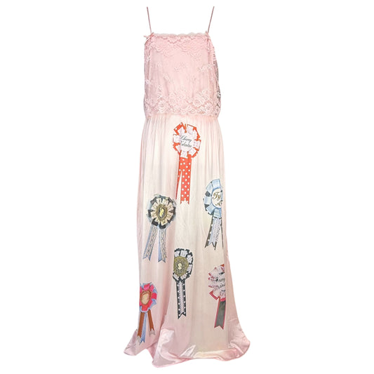 TYPE A PINK LACE DRESS - S