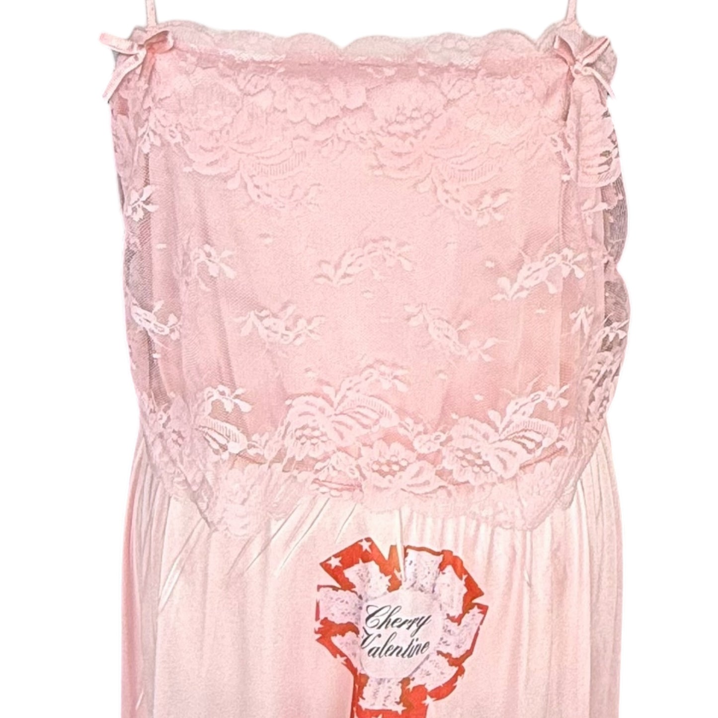 TYPE A PINK LACE DRESS - S