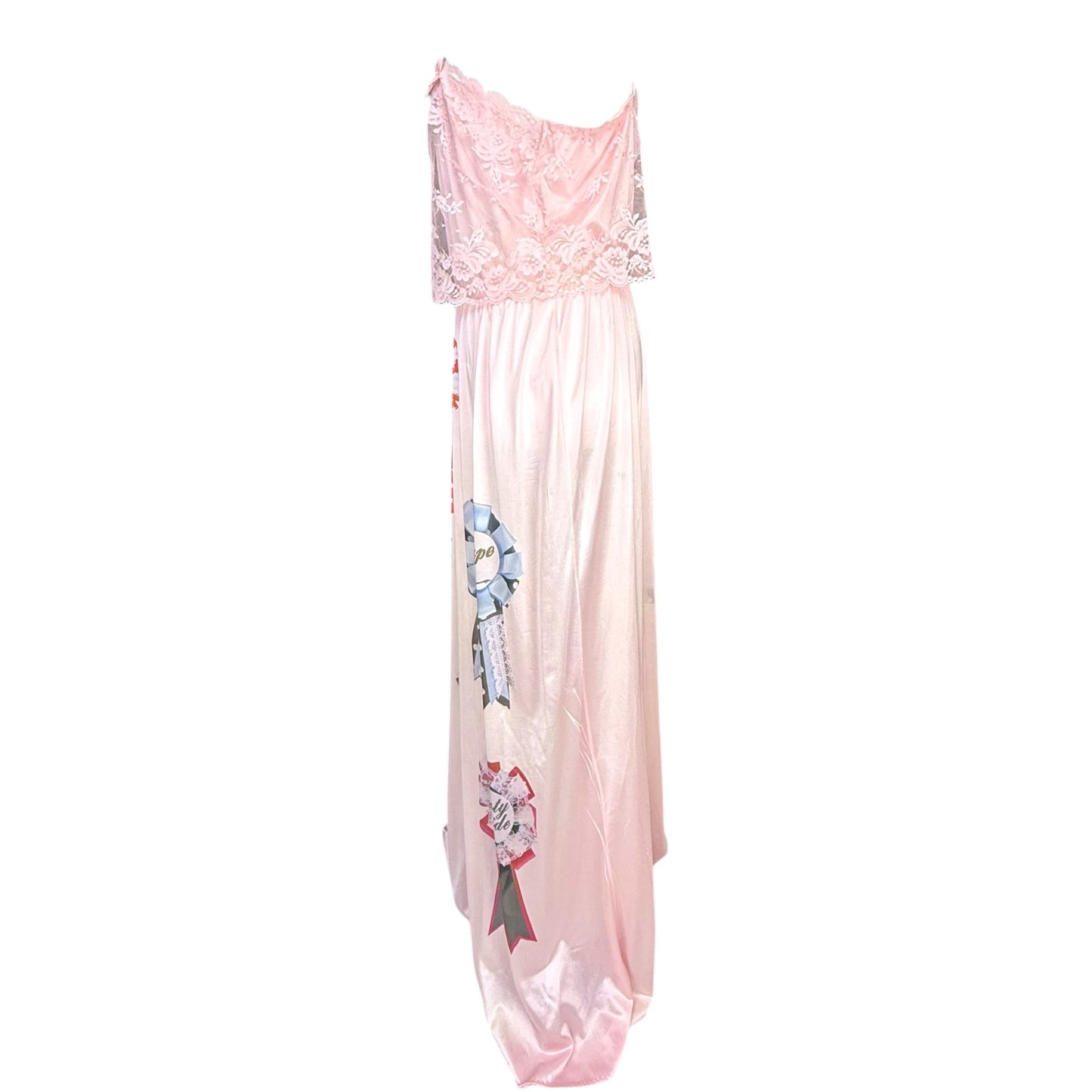 TYPE A PINK LACE DRESS - S
