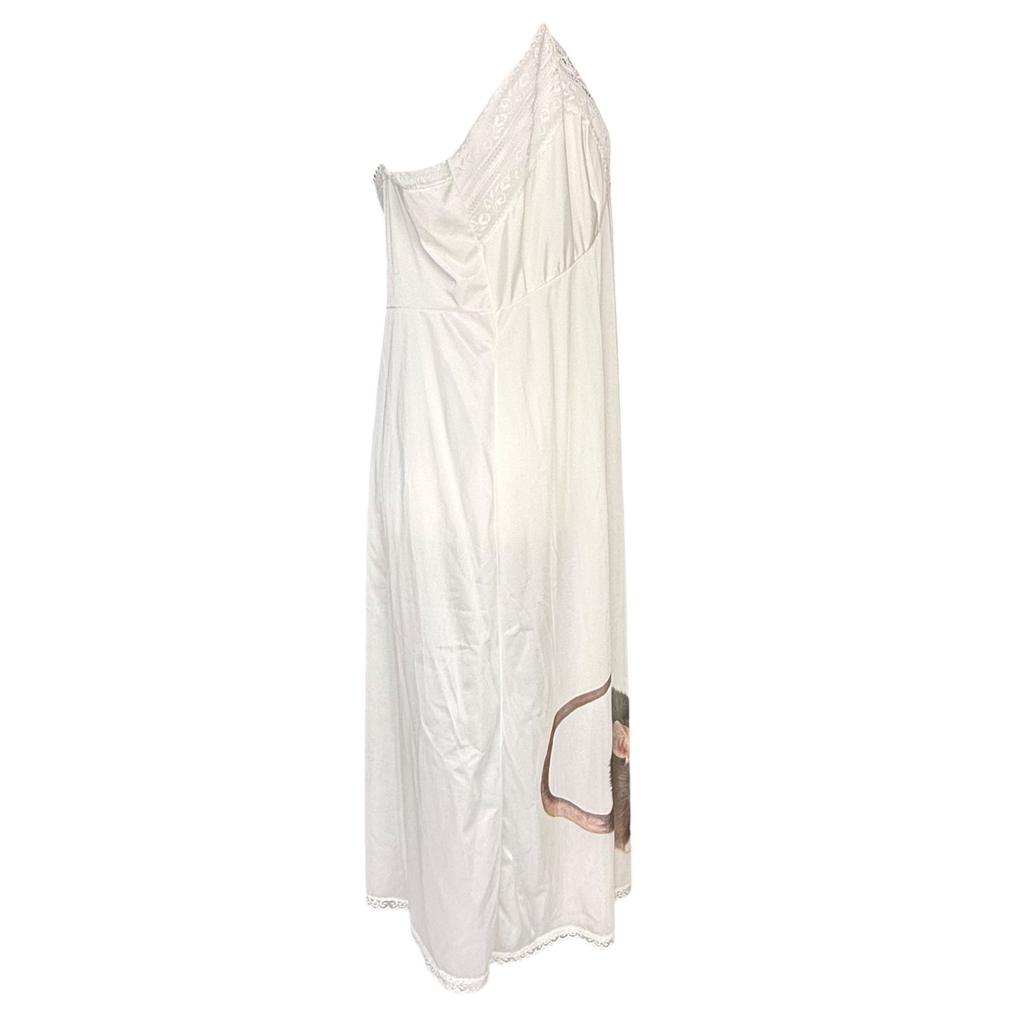 BIG RAT WHITE LACE DRESS - L