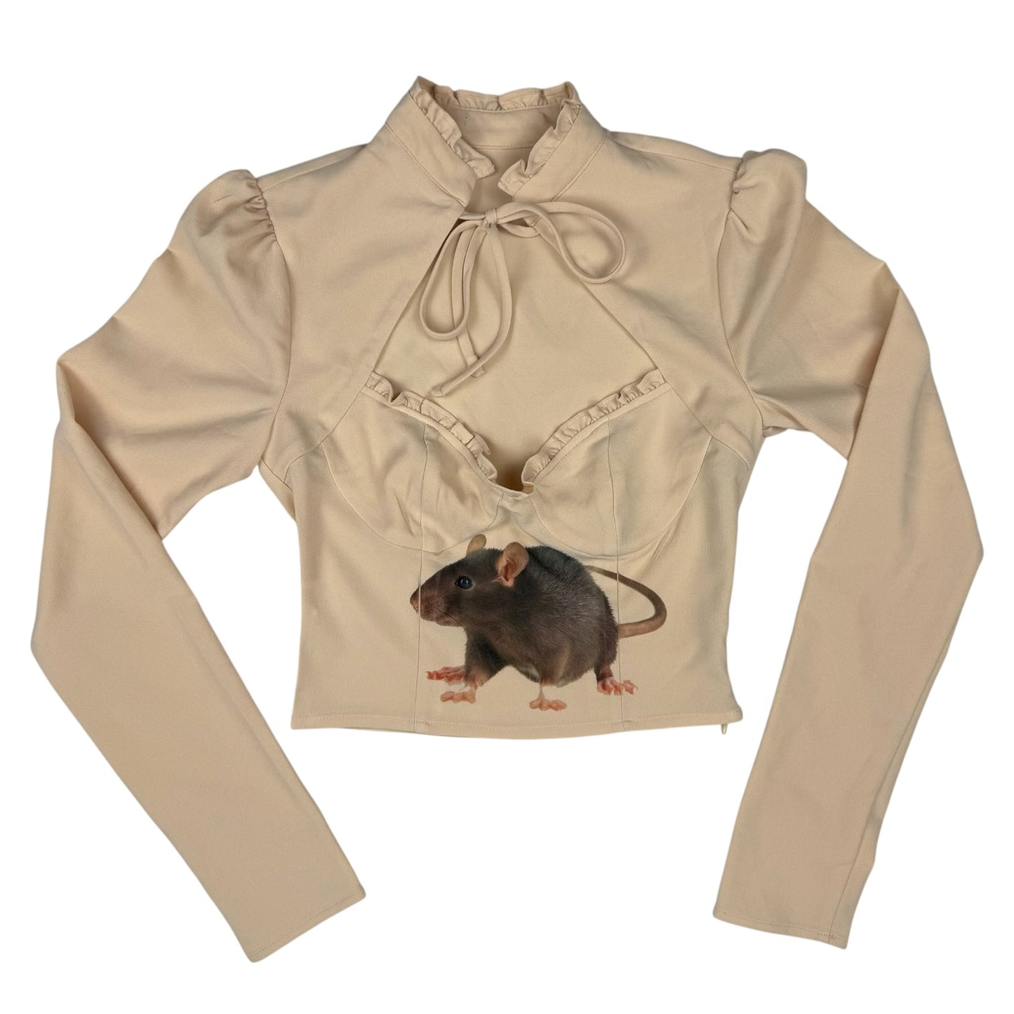 LITTLE RAT LONG SLEEVE BLOUSE - XS/S