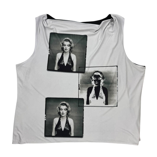 MARILYN GRAY TANK - 3X
