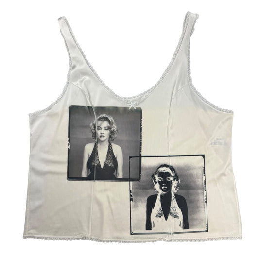 MARILYN WHITE TANK SAMPLE - XL