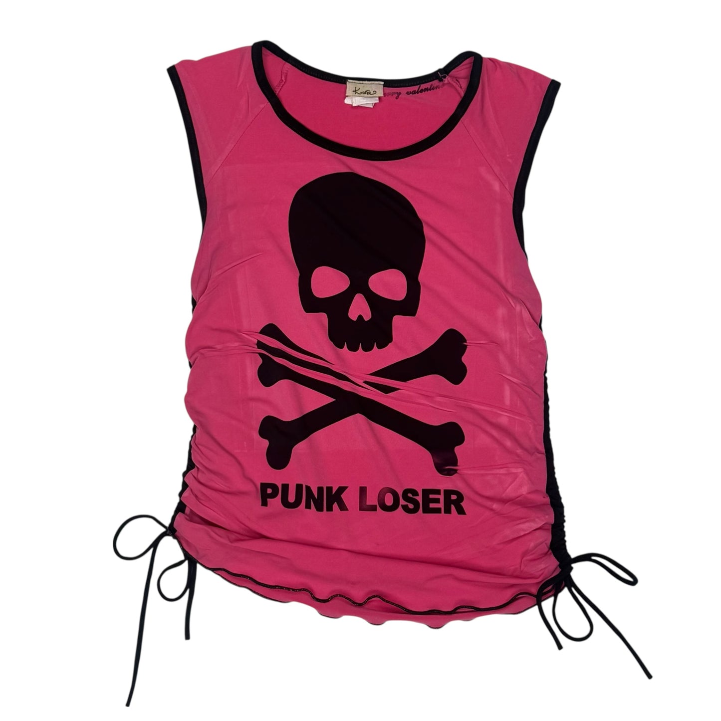 PUNK LOSER PINK SAMPLE TEE - M