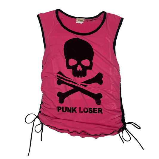 PUNK LOSER PINK SAMPLE TEE - M