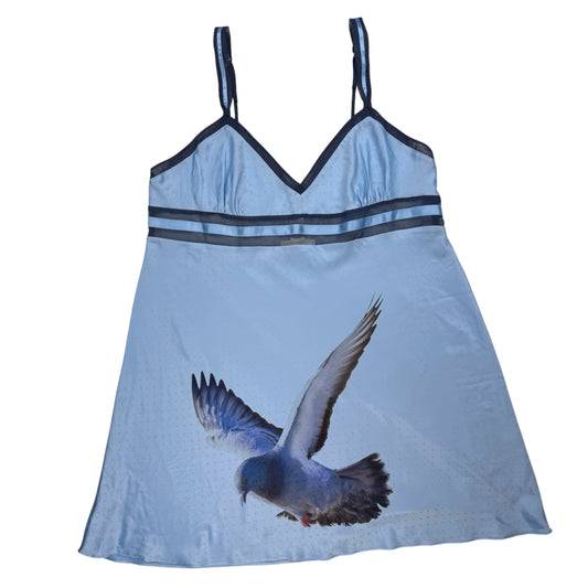 BIG PIGEON BLUE SLIP DRESS - XL