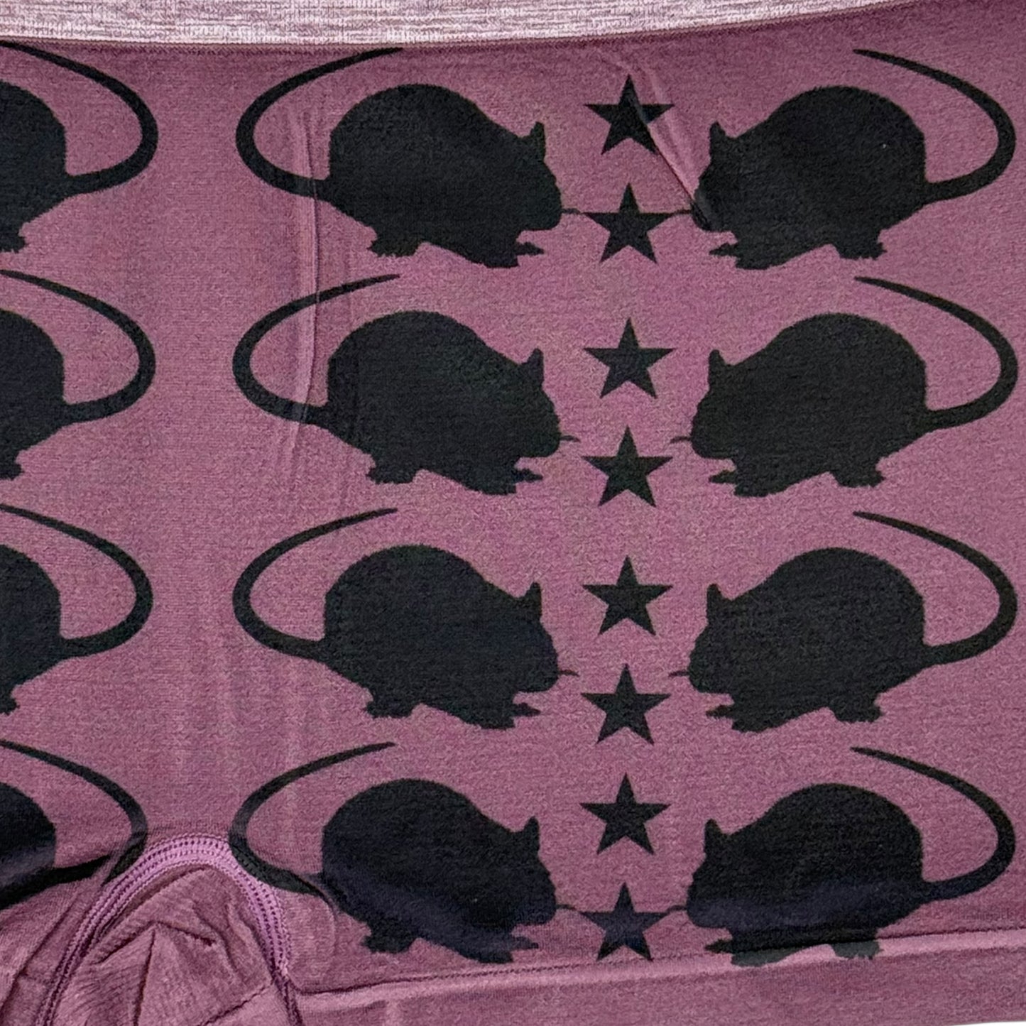 PUNK RAT DARK PURLE BOYSHORT UNDIES - XL
