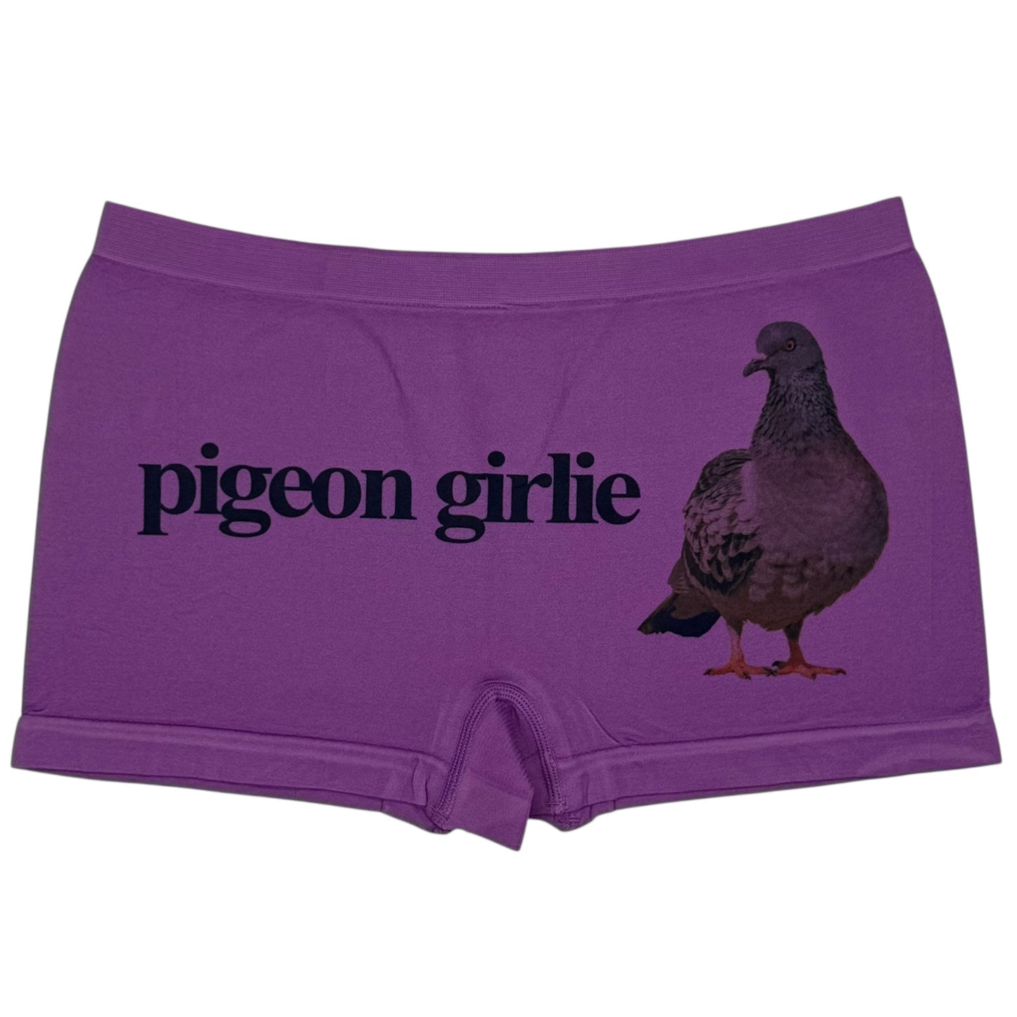 PIGEON GIRLIE PURPLE BOYSHORT UNDIES - M