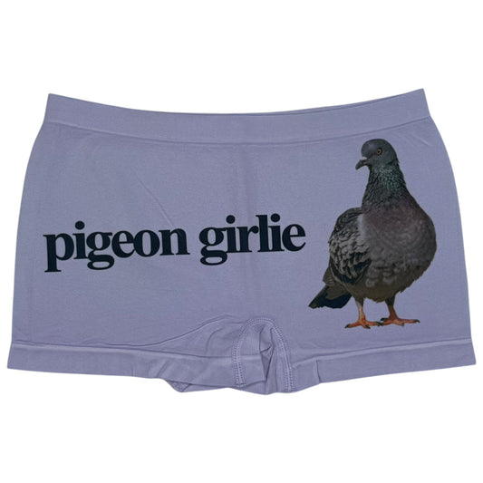 PIGEON GIRLIE LILAC BOYSHORT UNDIES - S