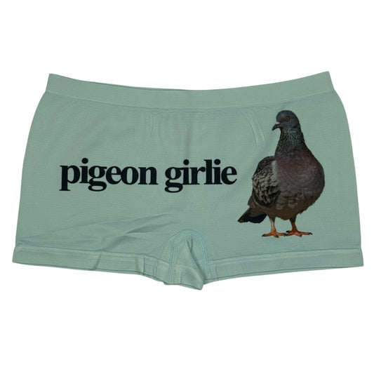 PIGEON GIRLIE  SEAFOAM BOYSHORT UNDIES - M