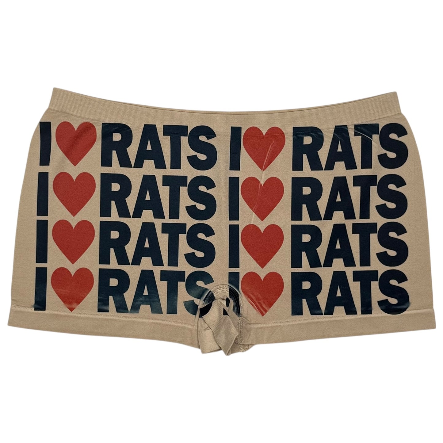 I <3 RATS BOYSHORT UNDIES - L