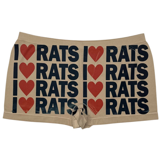 I <3 RATS BOYSHORT UNDIES - L