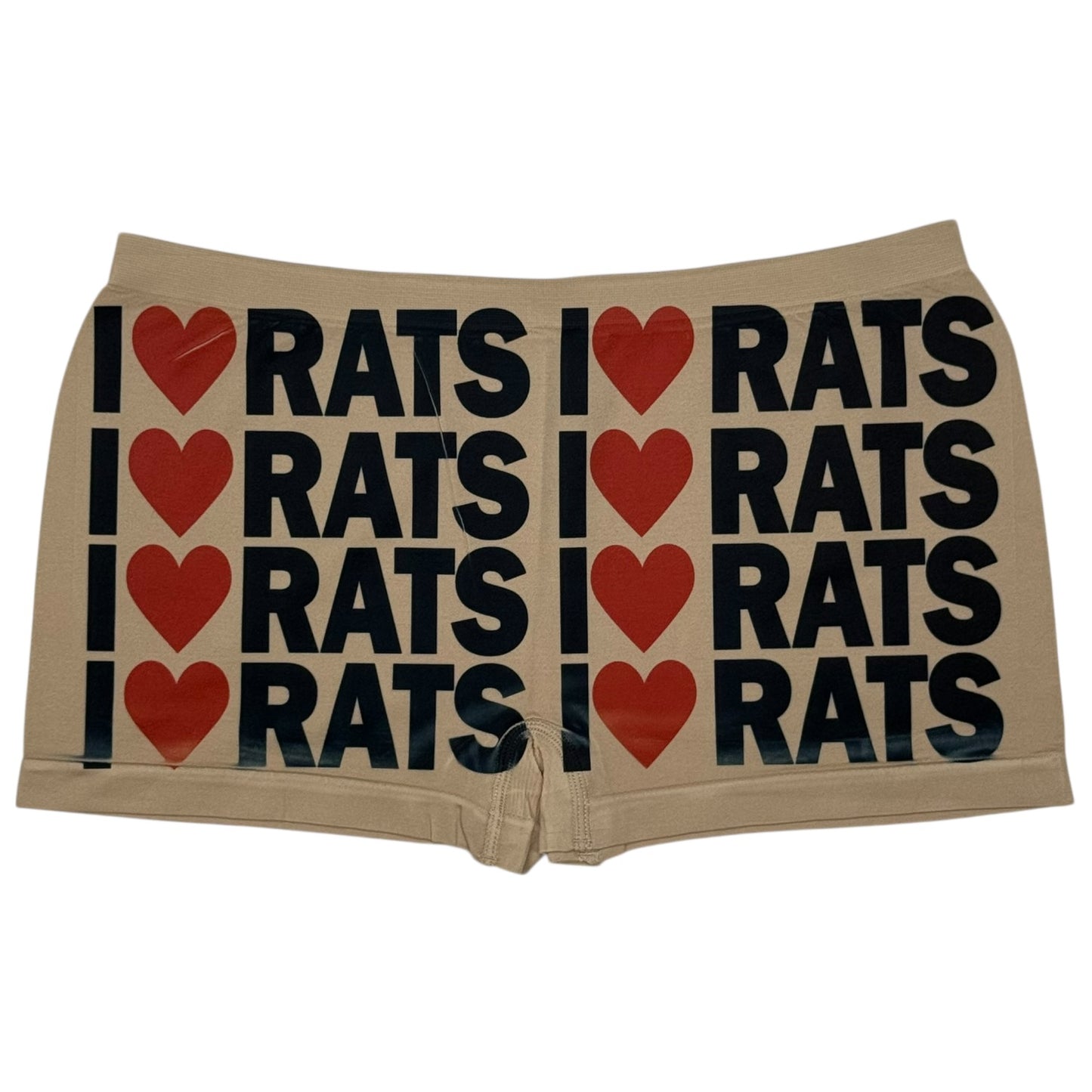 I <3 RATS BOYSHORT UNDIES - L