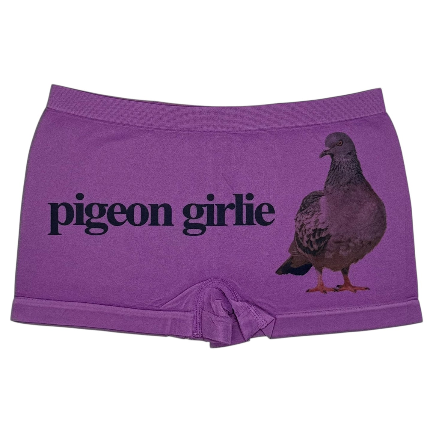 PIGEON GIRLIE PURPLE BOYSHORT UNDIES - S