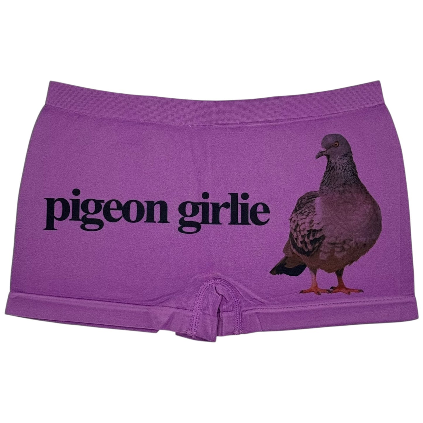 PIGEON GIRLIE PURPLE BOYSHORT UNDIES - S