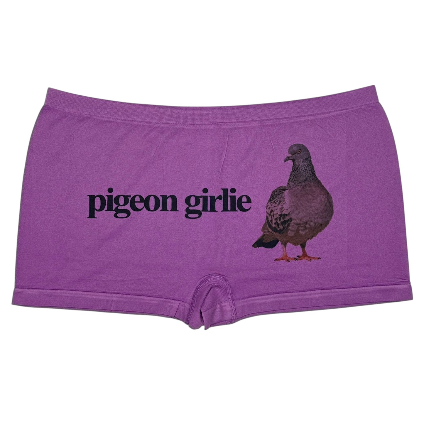 PIGEON GIRLIE PURPLE BOYSHORT UNDIES - 2XL