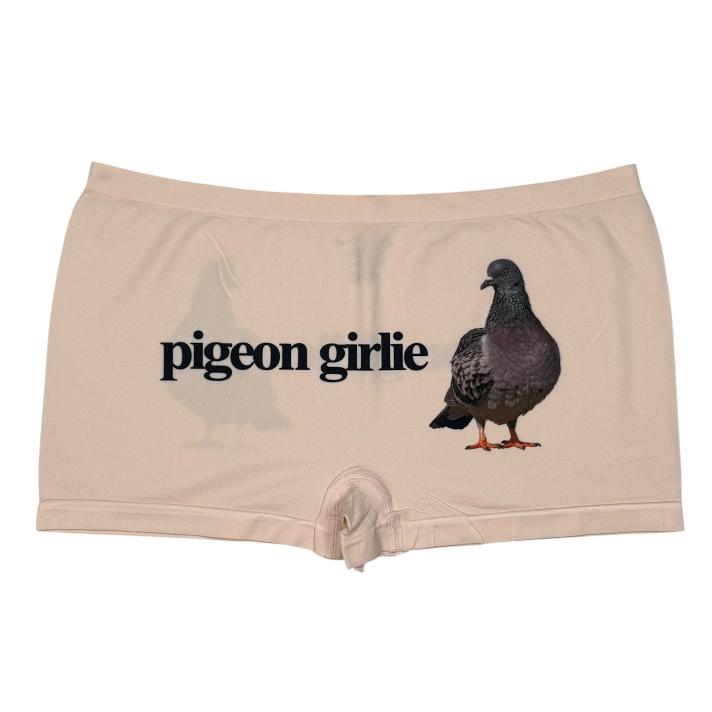 PIGEON GIRLIE PEACH BOYSHORT UNDIES - 2XL