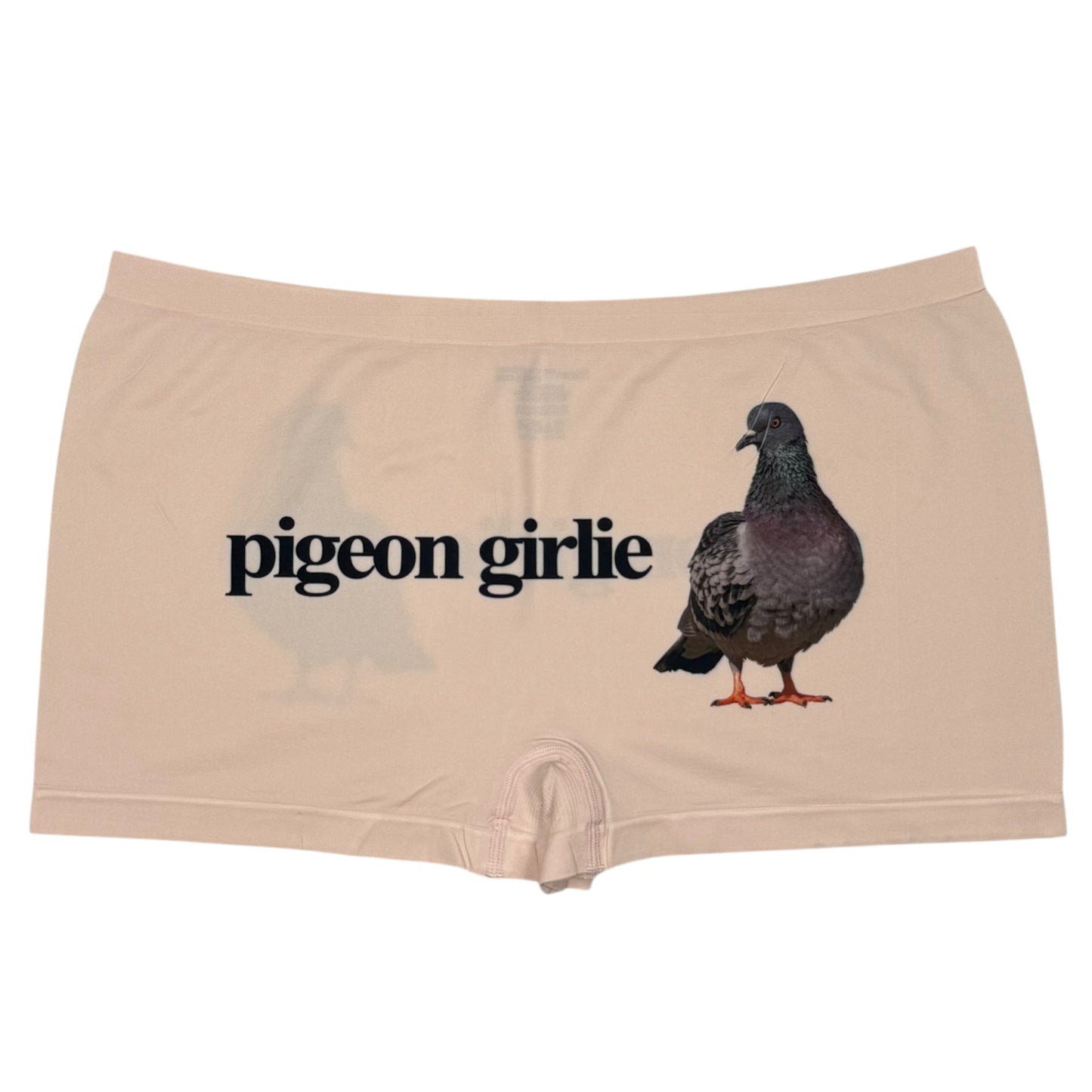 PIGEON GIRLIE PEACH BOYSHORT UNDIES - 2XL